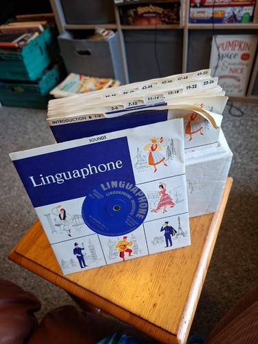 Linguaphone set teaching - set, of