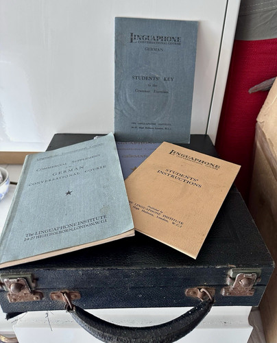 Vintage linguaphone german - linguaphone,